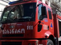 Одиннадцать человек пострадали в результате пожара в ТЦ в Тбилиси