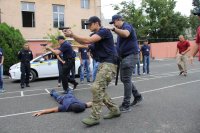 Саакашвили поучаствовал в учениях патрульной полиции в Одессе. ВИДЕО