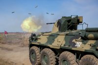 Россия усилила свою военную базу в Абхазии новейшими БТР-82АМ