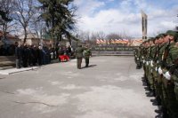 Югоосетинские новобранцы осеннего призыва приняли Военную присягу
