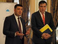 Саакашвили назвал кабмин Гройсмана третьесортным и блеклым. ВИДЕО