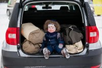 В Тбилиси задержаны эвакуировавшие машину со спящим ребенком
